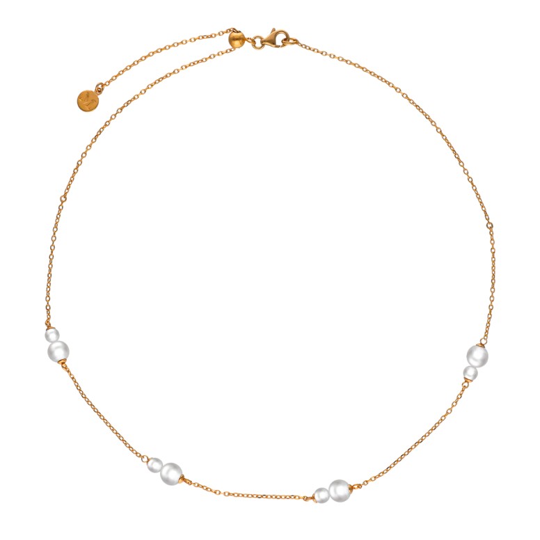 Duet Golden Necklace