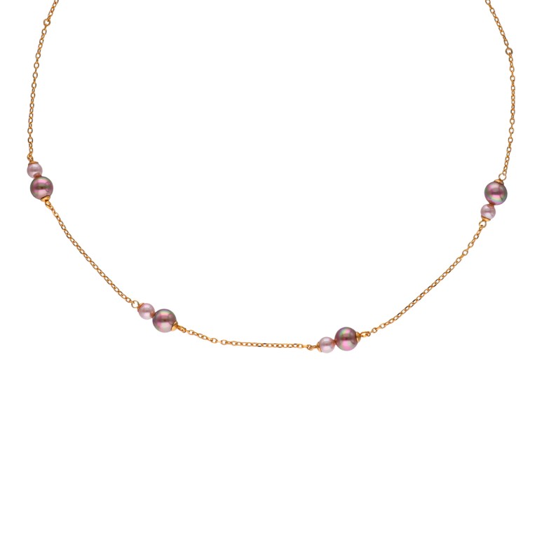 Duet Golden Necklace