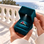 Ring Mary 18K Gold Ruby and Diamonds