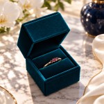 Ring Harper 18K Gold Rubys and Diamonds