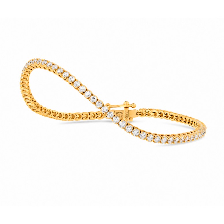 Pulseira Tennis Ouro 18K Diamantes